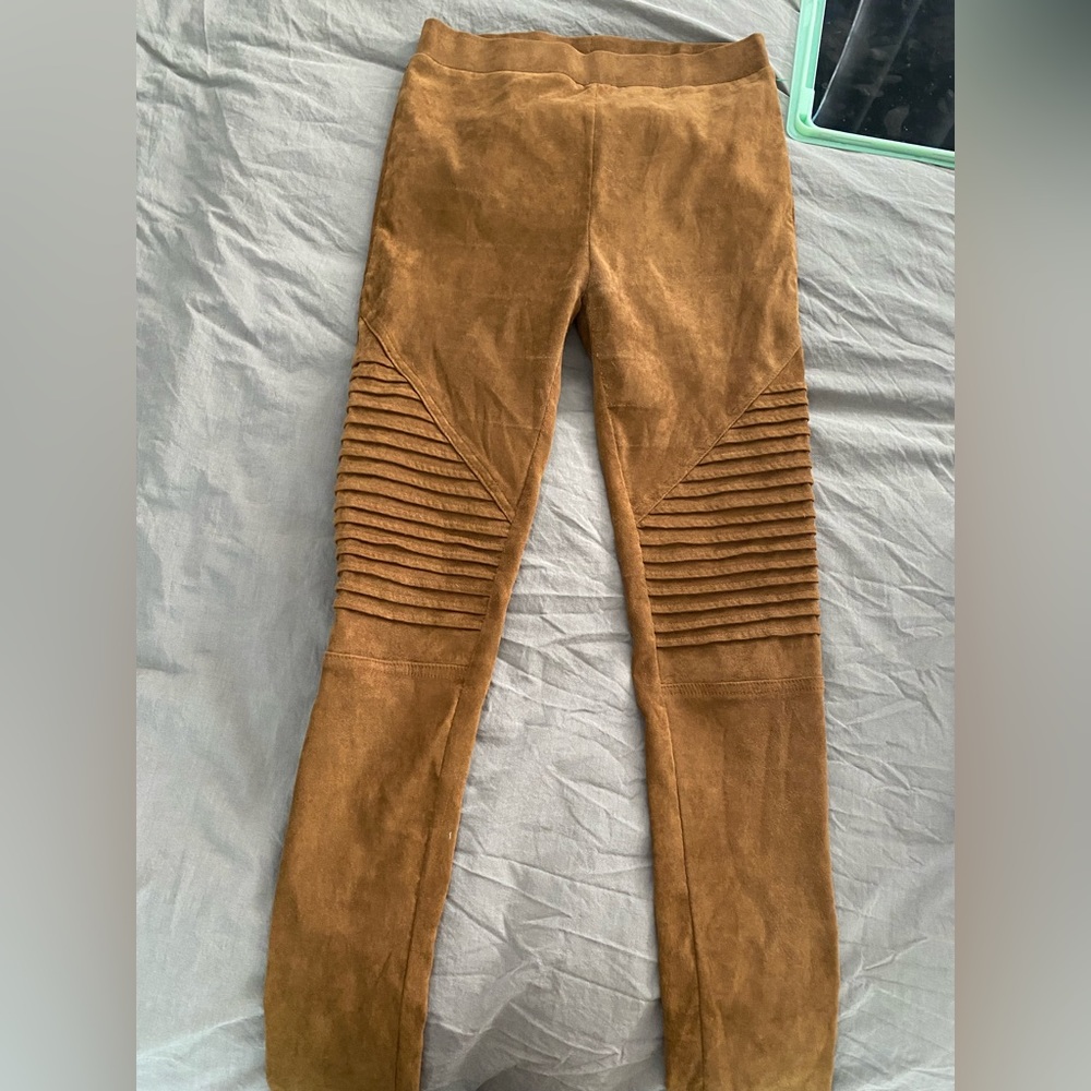 Tan Sueded LULUs  Pants